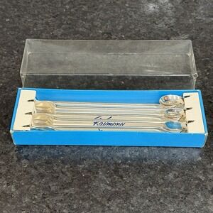 Raimond Set of 6 1960s Heart Shaped Swizzle Stick Straws For Cocktails, Iced Tea
